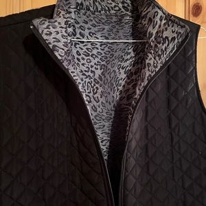 Reversible quilted vest